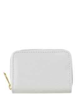 Fashion Solid Color Mini Wallet  AD017 WHITE